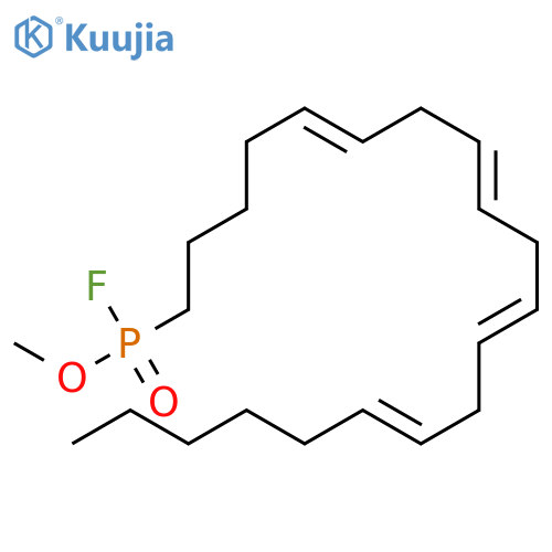 (all-Z)-5,8,11,14-Eicosatetraenylphosphonofluoridic Acid Methyl Ester structure