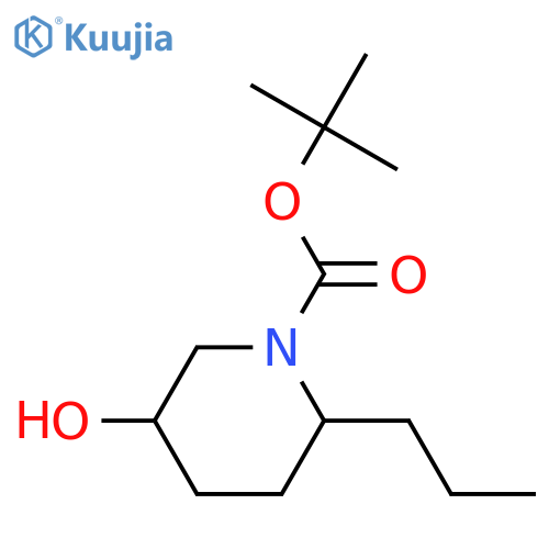 6-Propyl-3-piperidinol; (3S,6S)-form, N-tert-Butyloxycarbonyl structure