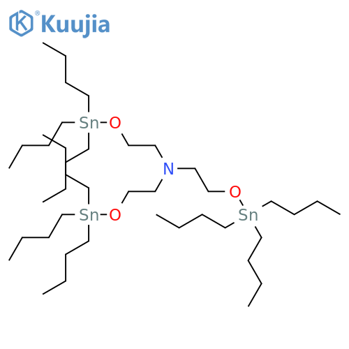Ethanamine, 2-[(tributylstannyl)oxy]-N,N-bis[2-[(tributylstannyl)oxy]ethyl]- structure