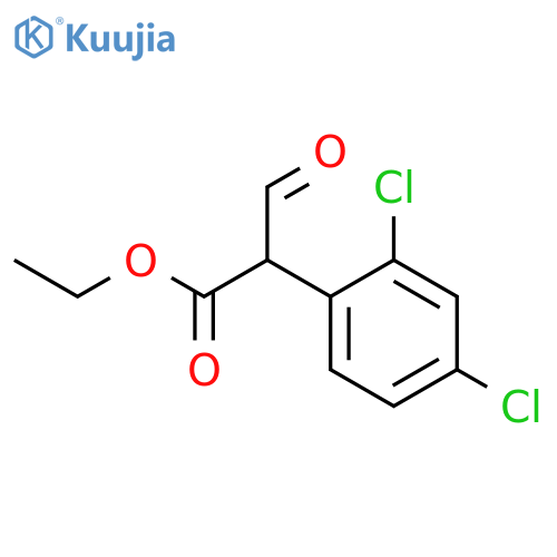 Ethyl 2-(2,4-dichlorophenyl)-3-oxopropanoate structure