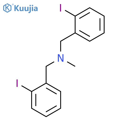 Benzenemethanamine, 2-iodo-N-[(2-iodophenyl)methyl]-N-methyl- structure