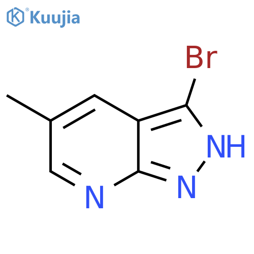 3-Bromo-5-methyl-1H-pyrazolo[3,4-b]pyridine structure