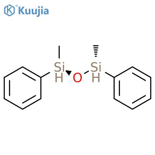 DISILOXANE, 1,3-DIMETHYL-1,3-DIPHENYL-, (R*,R*)- structure