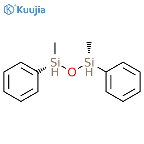 Disiloxane, 1,3-dimethyl-1,3-diphenyl-, (R*,S*)- structure