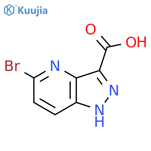 5-Bromo-1H-pyrazolo4,3-bpyridine-3-carboxylic Acid structure
