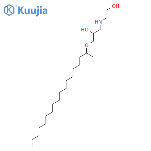 2-Propanol, 1-[(2-hydroxyethyl)amino]-3-[(methylheptadecyl)oxy]- structure