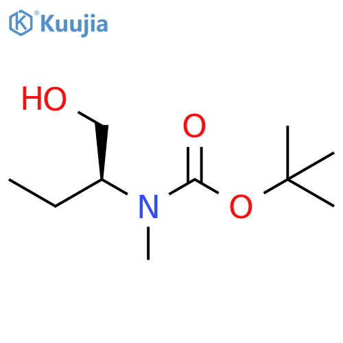 tert-butyl N-(2S)-1-hydroxybutan-2-yl-N-methylcarbamate structure