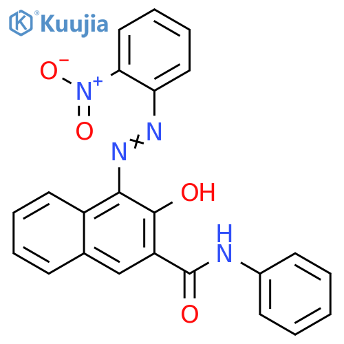 2-Naphthalenecarboxamide, 3-hydroxy-4-[(2-nitrophenyl)azo]-N-phenyl- structure