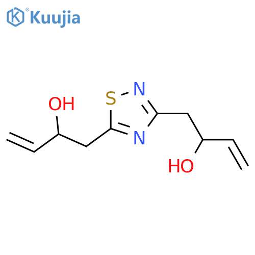 3,5-Bis(2-hydroxy-3-butenyl)-1,2,4-thiadiazole; (2'S,2''R)-form structure