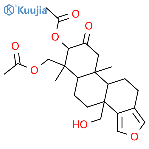 13(16),14-Spongiadiene-2,3,17,19-tetrol; (2β,3β)-form, 2-Ketone, 3,19-di-Ac structure