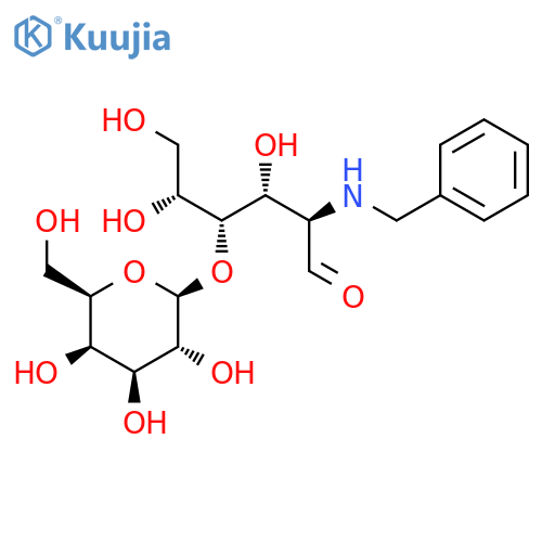 2-Deoxy-4-O-β-D-galactopyranosyl-2-(phenylmethyl)amino-D-glucose structure