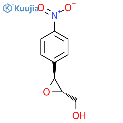 2-Oxiranemethanol,3-(4-nitrophenyl)-, (2S,3S)- structure