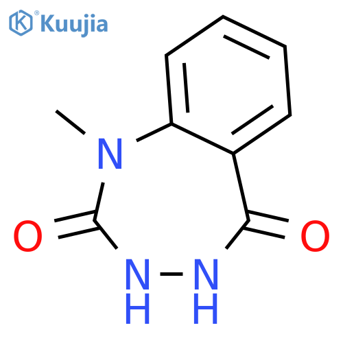 1-methyl-3,4-dihydro-1,3,4-benzotriazepine-2,5-dione structure