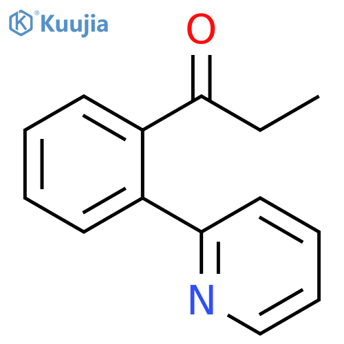 1-Propanone, 1-[2-(2-pyridinyl)phenyl]- structure