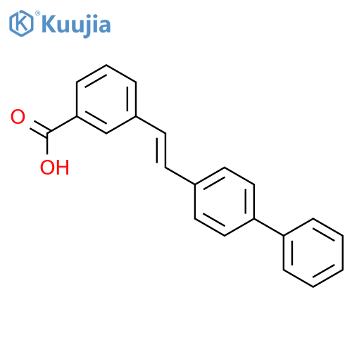 BENZOIC ACID, 3-(2-[1,1'-BIPHENYL]-4-YLETHENYL)- structure