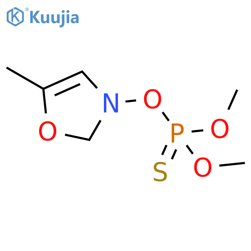 Phosphorothioic acid,O,O-dimethyl O-(5-methyl-3-isoxazolyl) ester structure