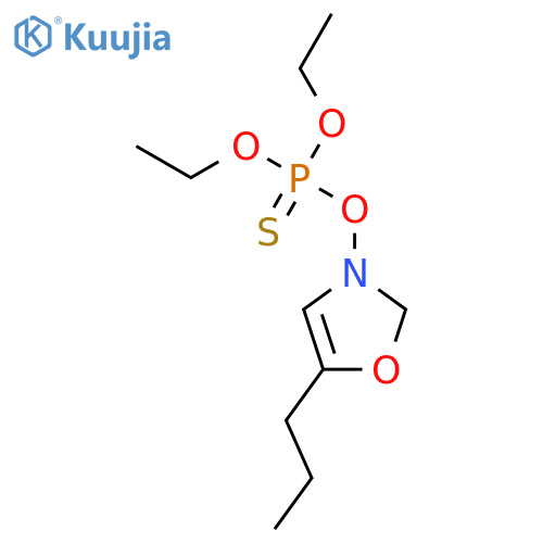 Phosphorothioic acid,O,O-diethyl O-(5-propyl-3-isoxazolyl) ester (8CI) structure