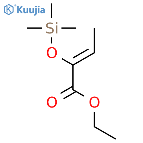 Ethyl 2-[(trimethylsilyl)oxy]but-2-enoate structure