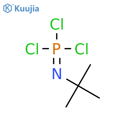 Phosphorimidictrichloride, N-(1,1-dimethylethyl)- structure