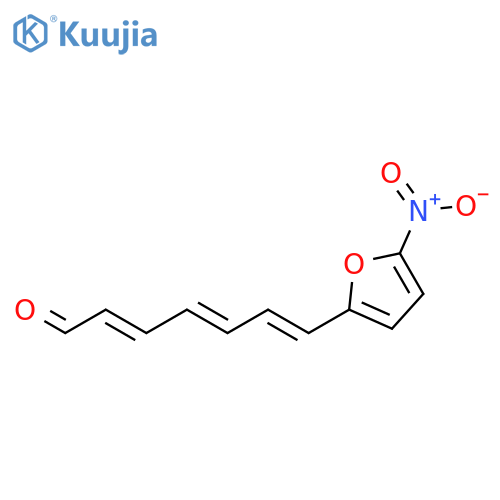 2,4,6-Heptatrienal, 7-(5-nitro-2-furanyl)- structure