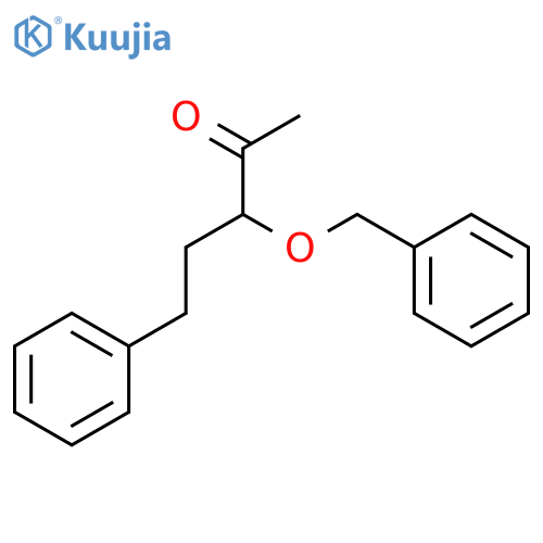 2-Pentanone, 5-phenyl-3-(phenylmethoxy)- structure