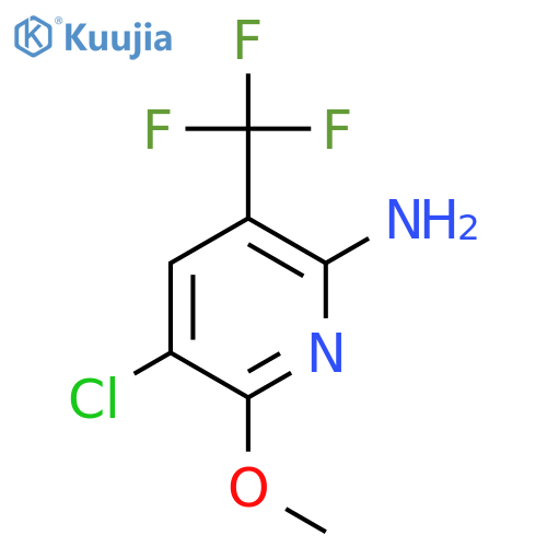 2-Pyridinamine, 5-chloro-6-methoxy-3-(trifluoromethyl)- structure