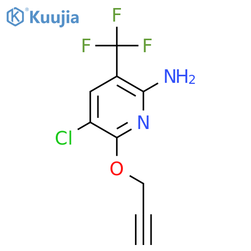 2-Pyridinamine, 5-chloro-6-(2-propynyloxy)-3-(trifluoromethyl)- structure