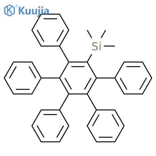 SILANE, TRIMETHYL(4',5',6'-TRIPHENYL[1,1':2',1''-TERPHENYL]-3'-YL)- structure