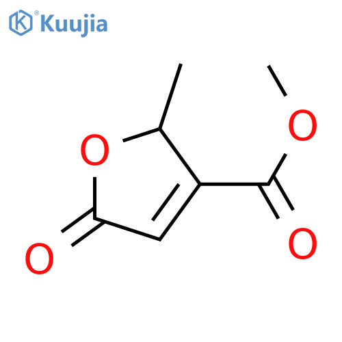 3-Furancarboxylic acid,2,5-dihydro-2-methyl-5-oxo-, methyl ester structure