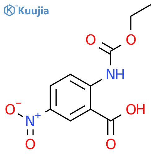 Benzoic acid, 2-[(ethoxycarbonyl)amino]-5-nitro- structure