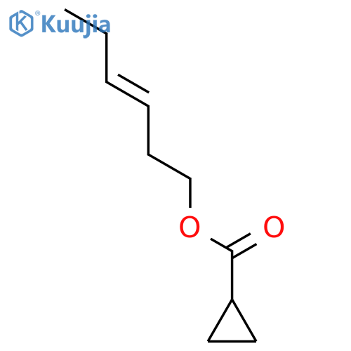 Cyclopropanecarboxylicacid,(3Z)-3-hexenylester structure