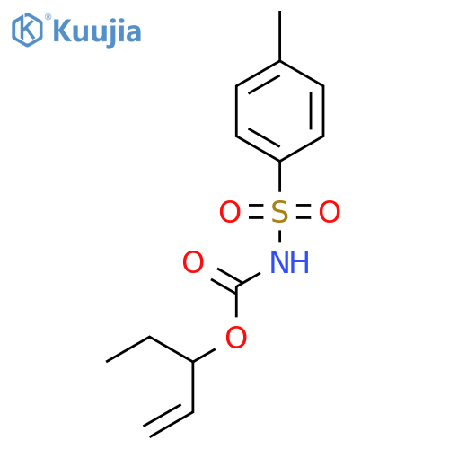 Carbamic acid, [(4-methylphenyl)sulfonyl]-, 1-ethyl-2-propenyl ester structure