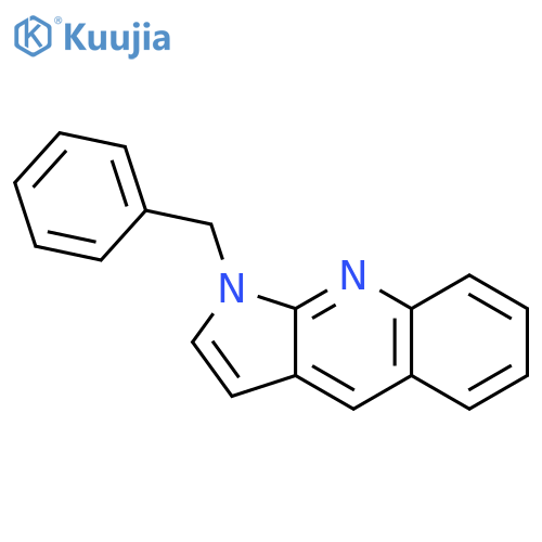1H-Pyrrolo[2,3-b]quinoline, 1-(phenylmethyl)- structure