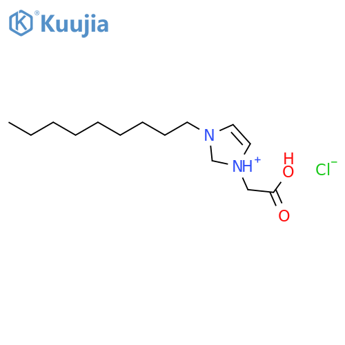 1H-Imidazolium, 1-(carboxymethyl)-3-nonyl-, chloride structure