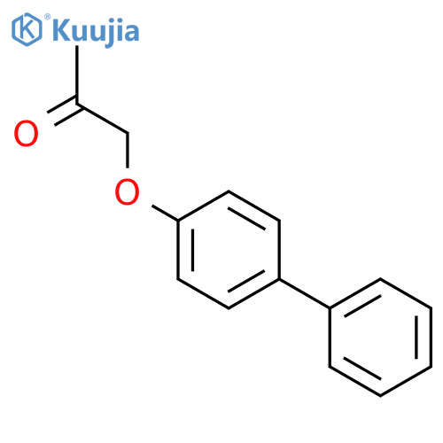 1-(Biphenyl-4-yloxy)acetone structure