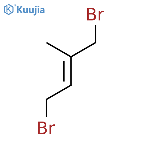 (e)-1,4-dibromo-2-methylbut-2-ene structure