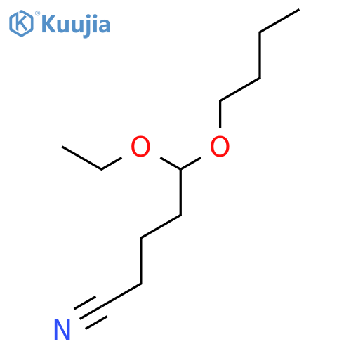 PENTANENITRILE, 5-BUTOXY-5-ETHOXY- structure
