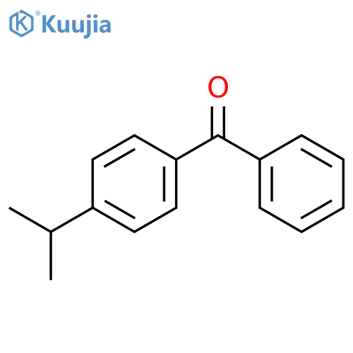 methanone, [4-(1-methylethyl)phenyl]phenyl- structure