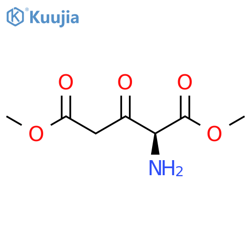 Glutamic acid, 3-oxo-, dimethyl ester structure