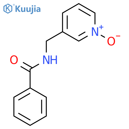 Benzamide, N-[(1-oxido-3-pyridinyl)methyl]- structure