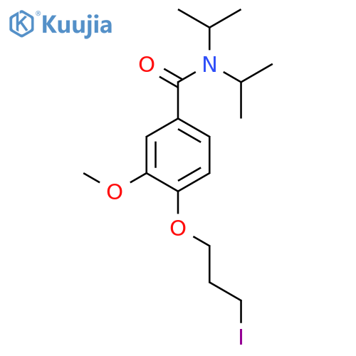 4-(3-Iodopropoxy)-3-methoxy-N,N-di(propan-2-yl)benzamide structure