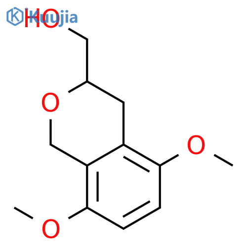 1H-2-Benzopyran-3-methanol, 3,4-dihydro-5,8-dimethoxy- structure
