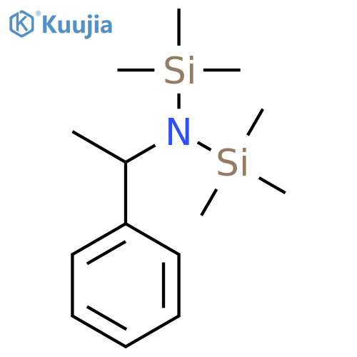 Silanamine, 1,1,1-trimethyl-N-(1-phenylethyl)-N-(trimethylsilyl)- structure