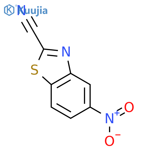 5-Nitrobenzo[d]thiazole-2-carbonitrile structure