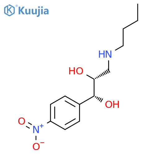 1,2-Propanediol, 3-(butylamino)-1-(4-nitrophenyl)-, (R*,R*)- structure