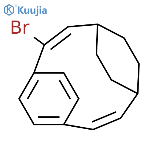 Tricyclo[8.2.2.24,7]hexadeca-2,4,6,8,15-pentaene, 3-bromo- structure