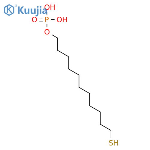 1-Undecanol,11-mercapto-, 1-(dihydrogen phosphate) structure