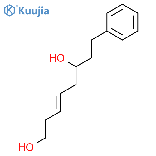 3-Octene-1,6-diol, 8-phenyl- structure