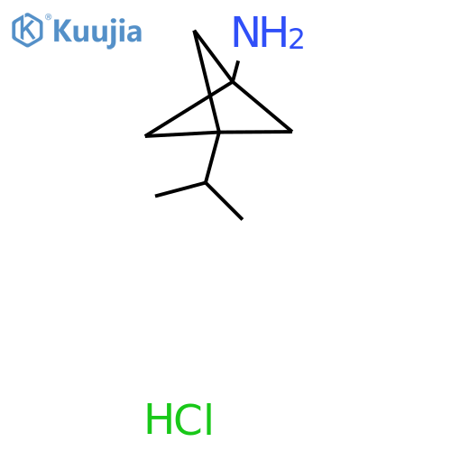 3-Isopropylbicyclo[1.1.1]pentan-1-amine hydrochloride structure