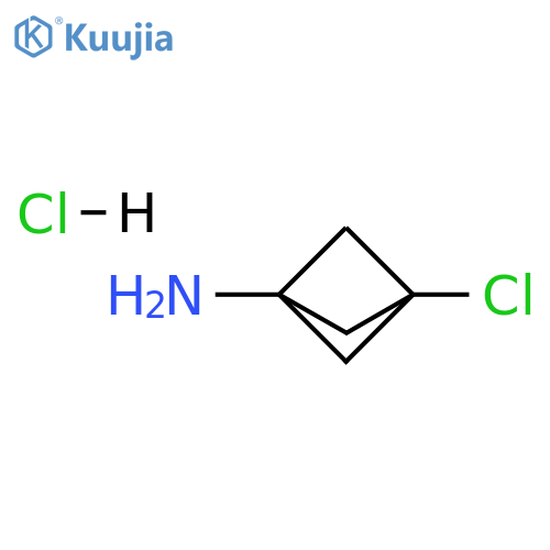 3-chlorobicyclo[1.1.1]pentan-1-amine hydrochloride structure
